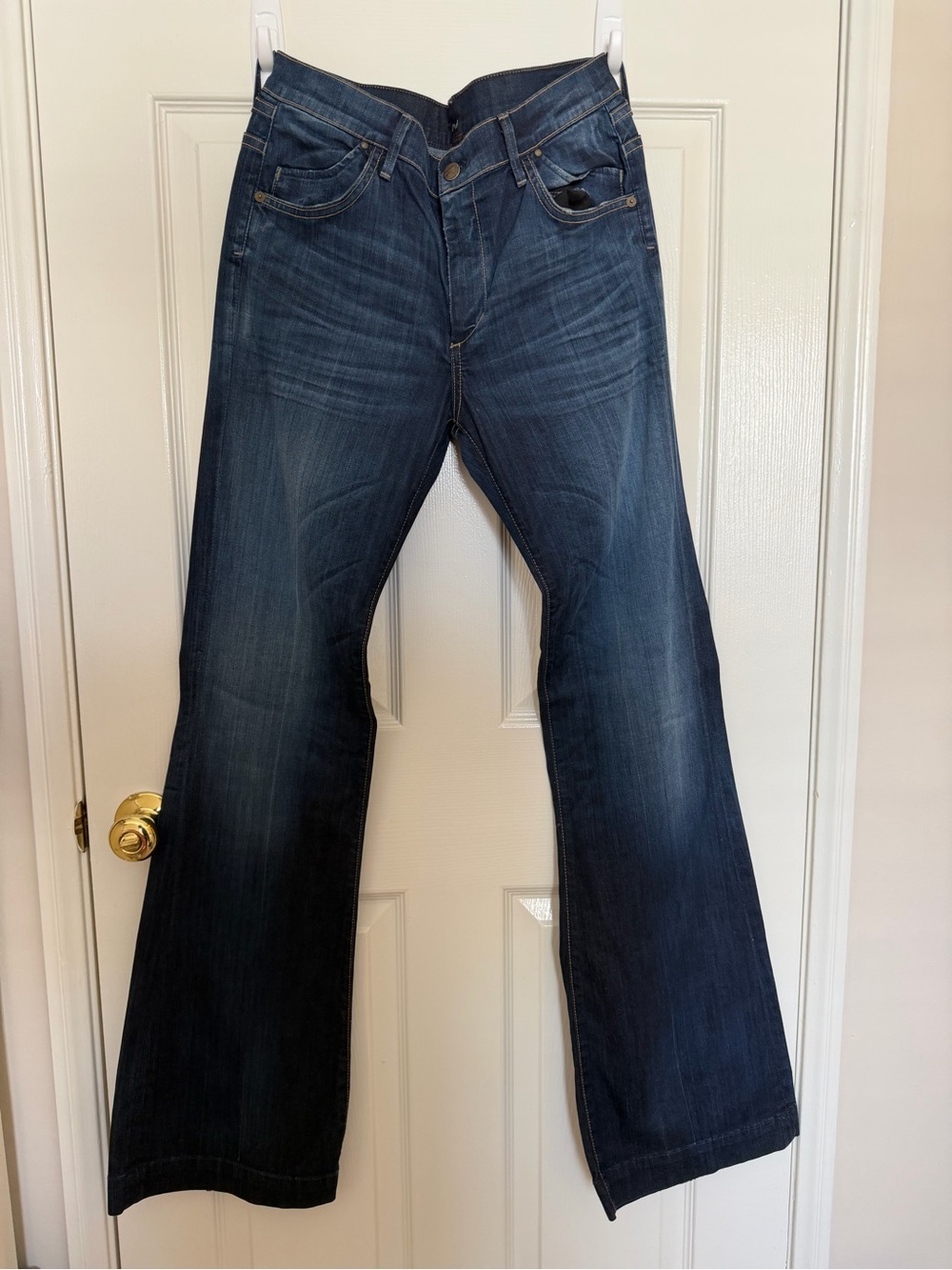 Women’s Citizens Of Humanity Dark Indigo Wide Leg Hutton Jeans - Like New